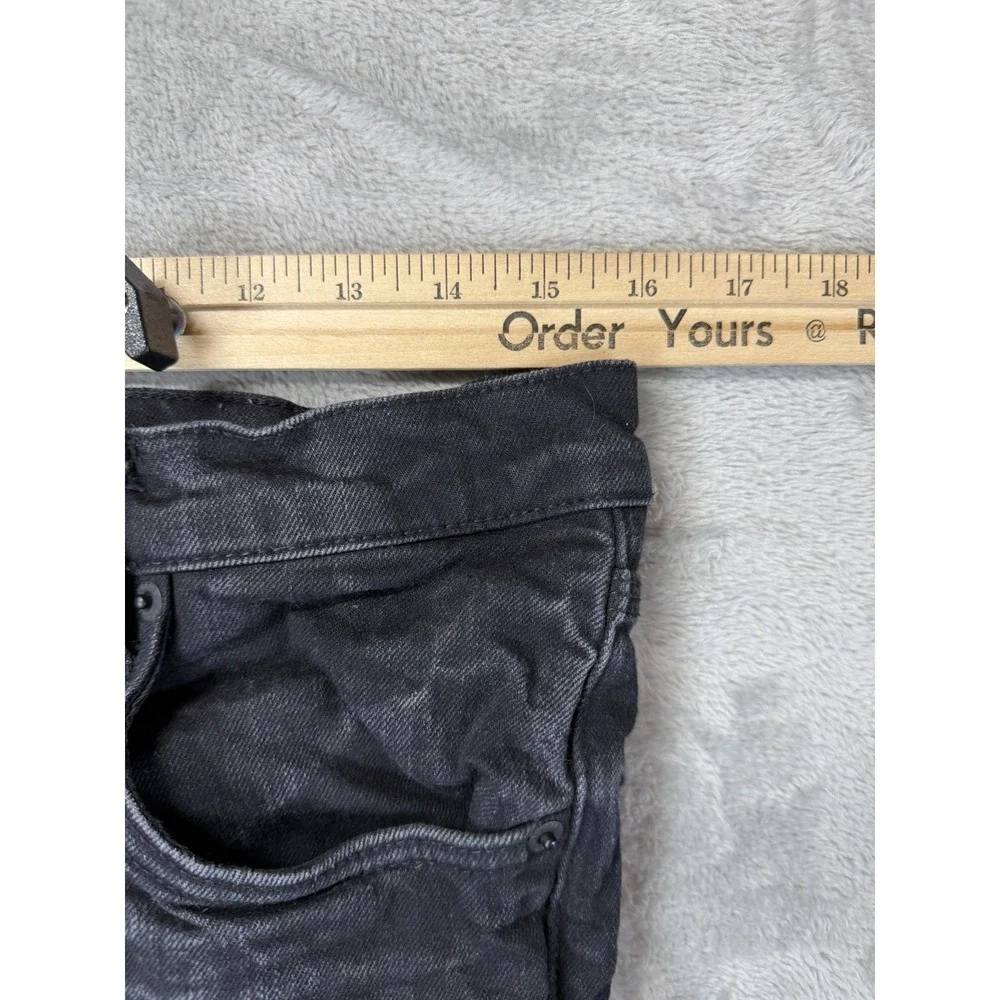 Purple Brand P001 Black Wash Slim Fit Jeans Low Rise Men's Size 33 Fits (32x33)